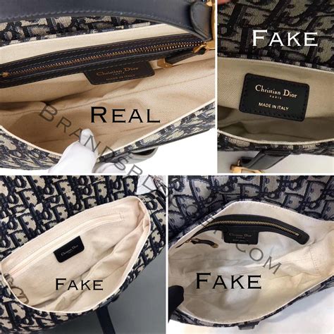 christian dior tote fake vs real|authentic dior saddle bag.